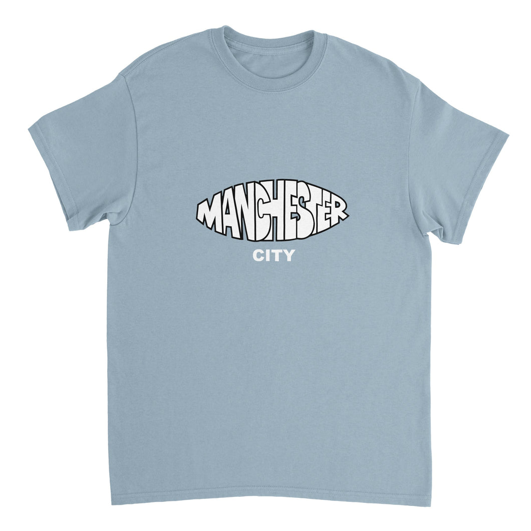 'Madchester City' Heavyweight T-shirt