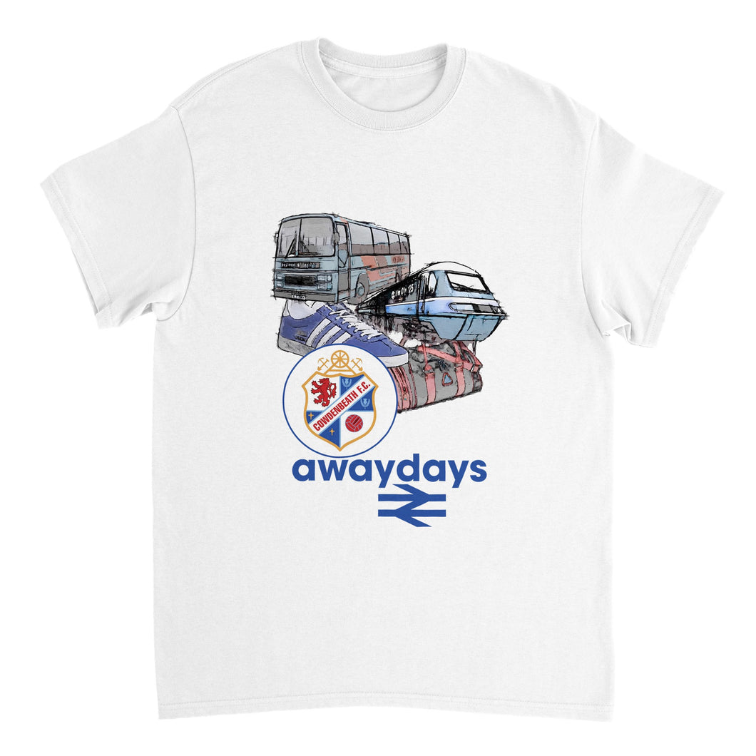 'Awaydays' Cowdenbeath Heavyweight Unisex T-shirt