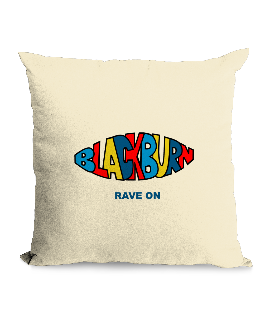 'Rave On' Cushion Cover (natural)