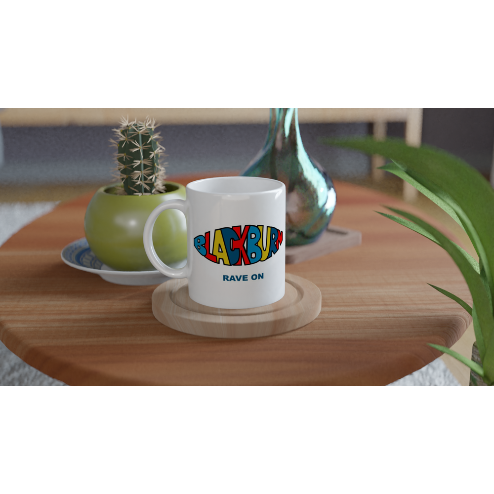 'Rave On' Ceramic Mug